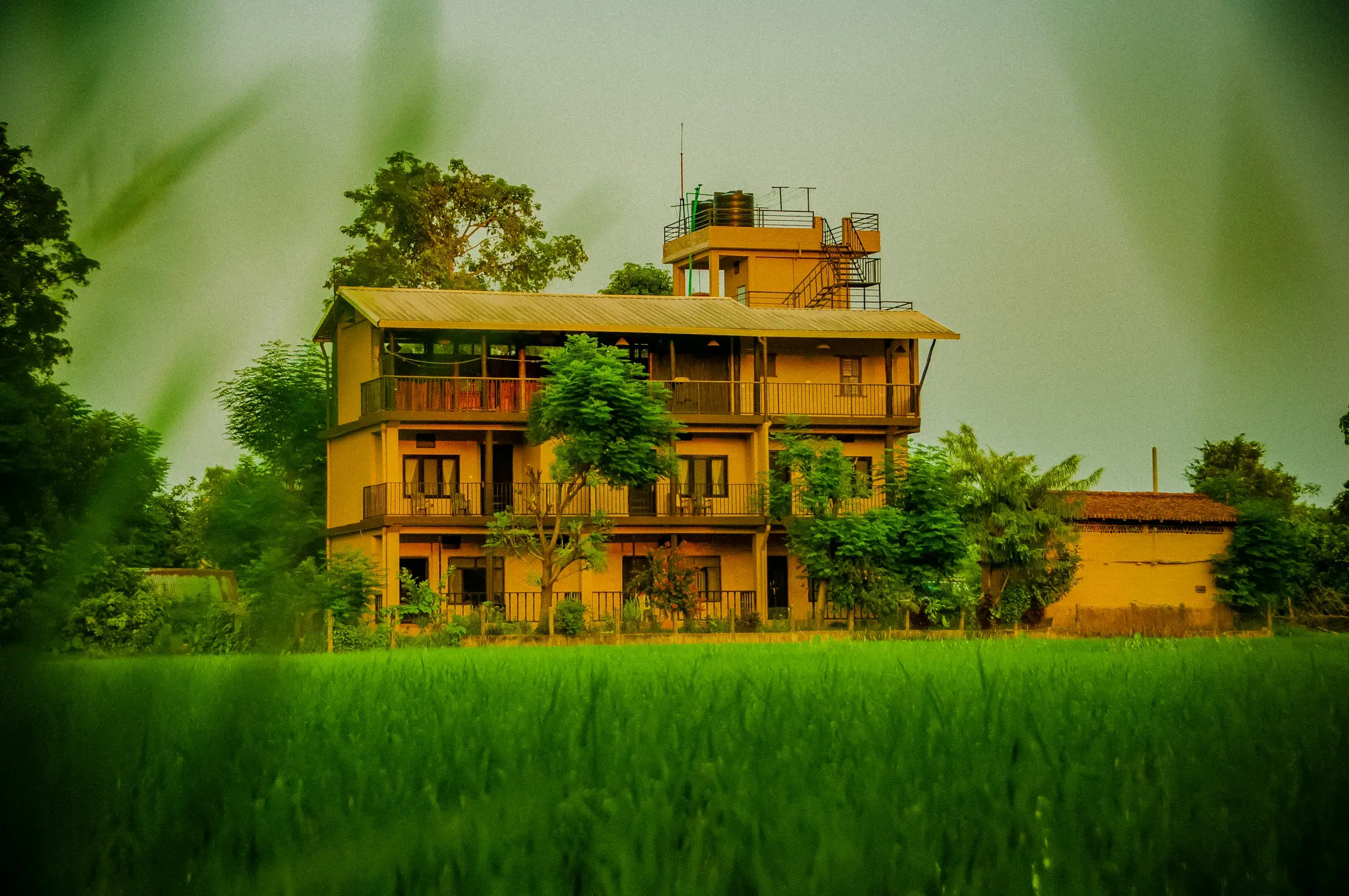 Picture of evening view of Babai Outback Adventures lodge
